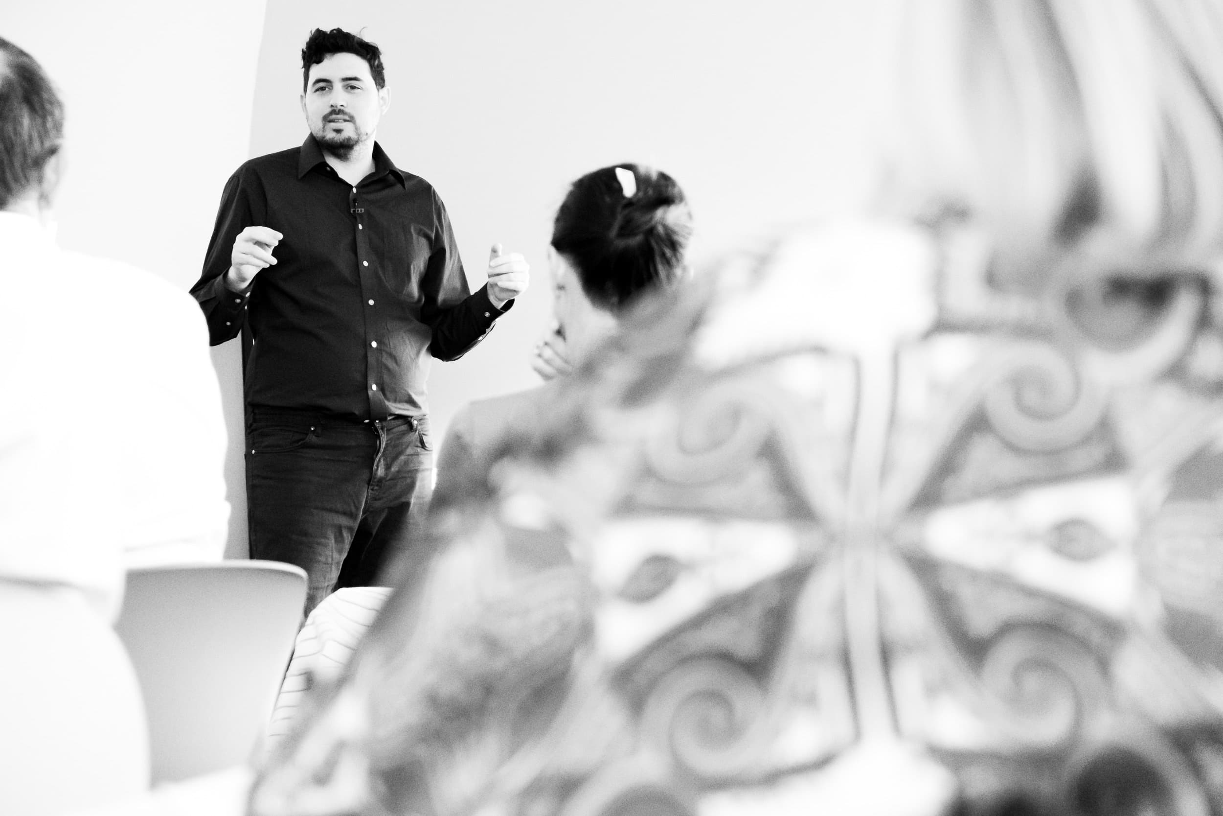 Roi Shternin facilitating a workshop